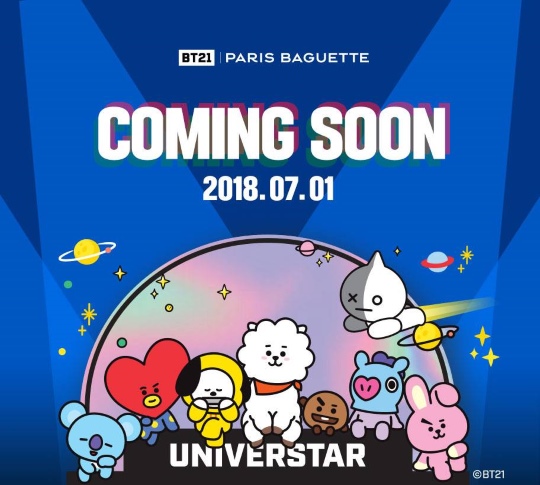 BT21、巴黎貝甜