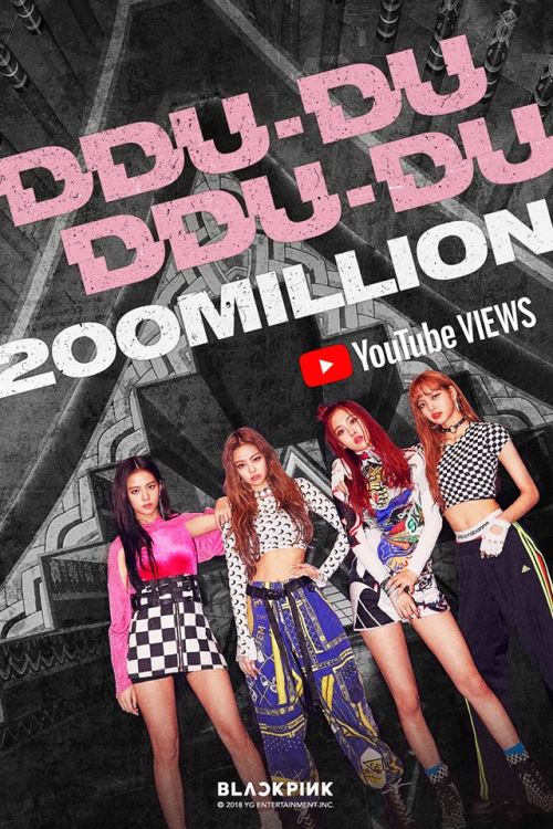 BLACKPINK《DDU-DU DDU-DU》MV 兩億