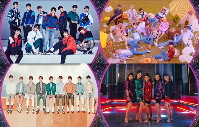 Wanna One、SEVENTEEN、NCT 127、Celeb Five