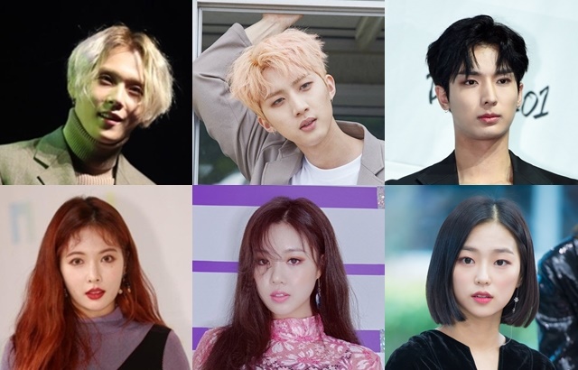 E'Dawn、泫雅、Hui、SOOJIN、Yuto、睿恩