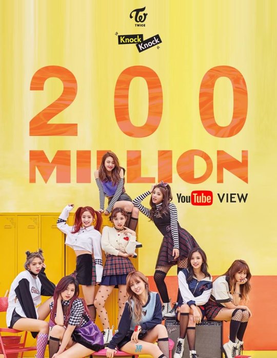 TWICE《Knock Knock》兩億