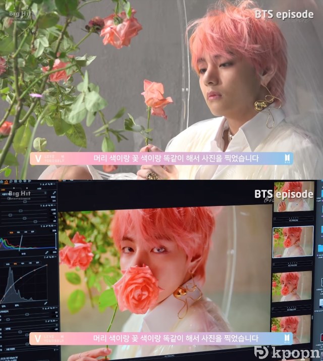 分不清是人是花 Bts V 的新髮色是這個粉 智旻示範一秒變娃娃 Kpopn