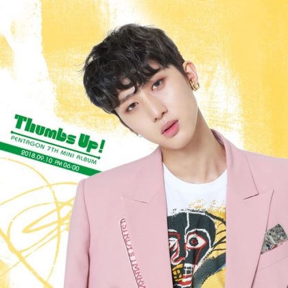 PENTAGON《Thumbs Up!》概念照：Hui