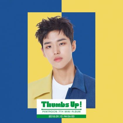 PENTAGON《Thumbs Up!》概念照：洪碩