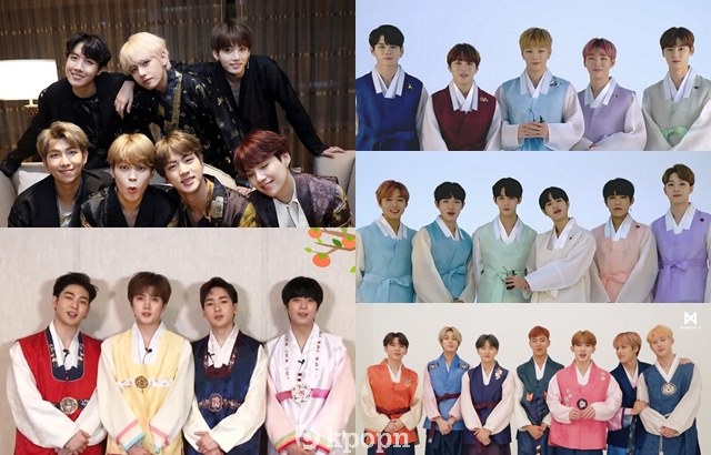 BTS、Wanna One、NU'EST W、MONSTA X