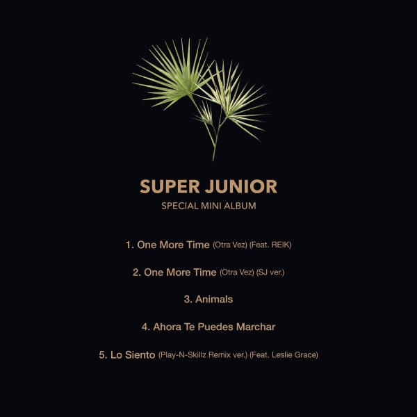 Super Junior《One More Time》曲目表