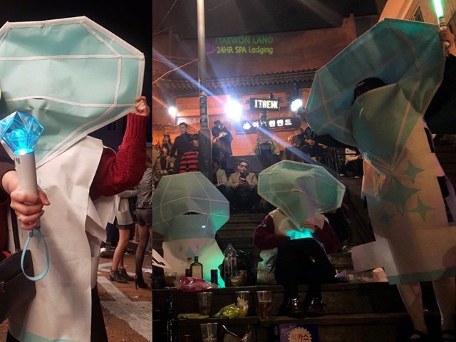 粉絲扮成 SHINee 手燈