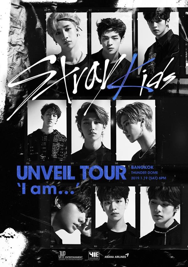 Stray Kids 2019 海外巡迴 SHOWCASE《UNVEIL TOUR 'I am…’》泰國曼谷場海報