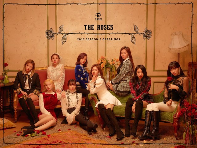 TWICE 2019年曆《THE ROSES》宣傳照