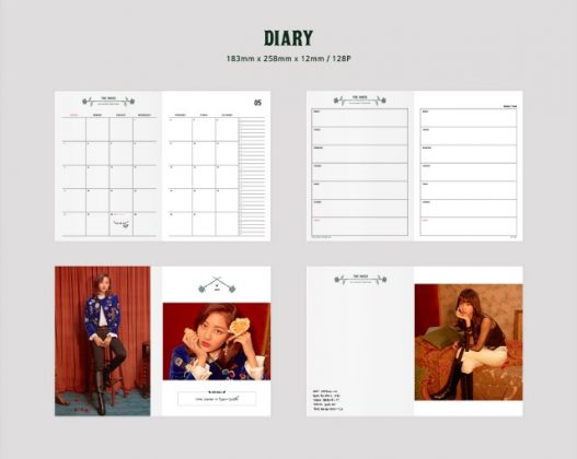 TWICE 2019年曆《THE ROSES》@手帳