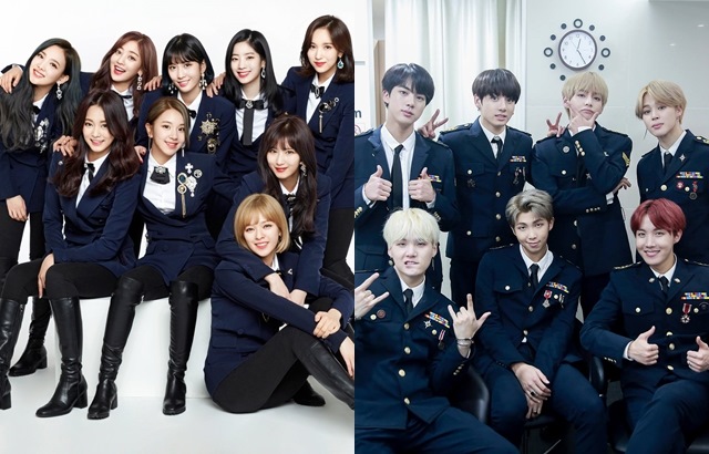 TWICE、BTS