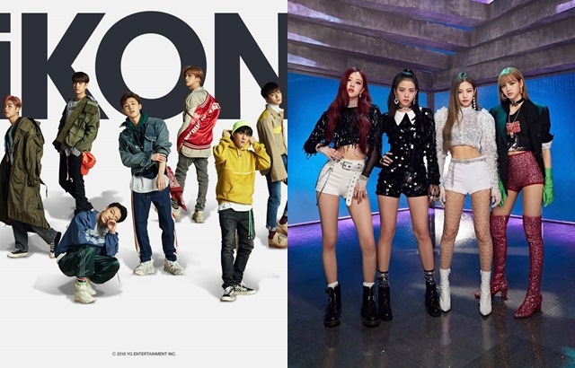 iKON、BLACKPINK