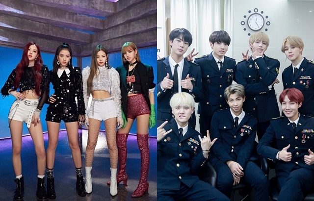 BLACKPINK、BTS