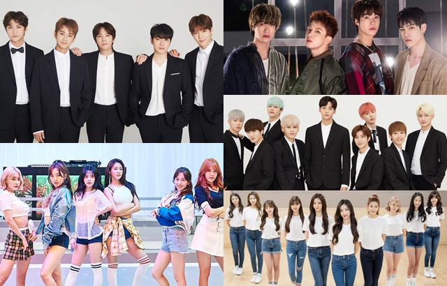 FTISLAND、AOA、N.Flying、SF9、Cherry Bullet