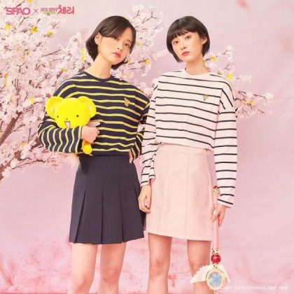 SPAO x 庫洛魔法使聯名商品@模特兒實穿照