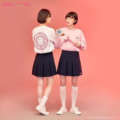 SPAO x 庫洛魔法使聯名商品@模特兒實穿照