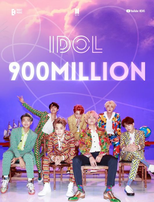 BTS《IDOL》MV 九億