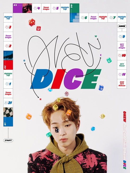 SHINee 溫流《DICE》回歸時程表