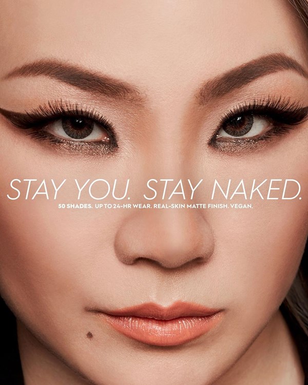 CL x Urban Decay 裸妝系列產品代言照