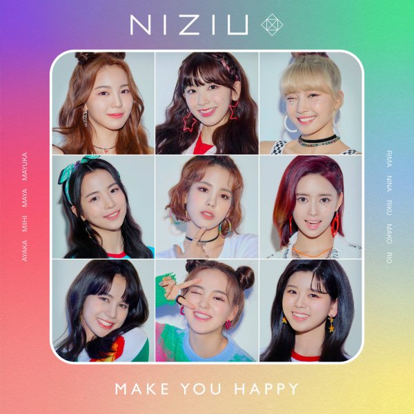 NiziU《Make You Happy》封面