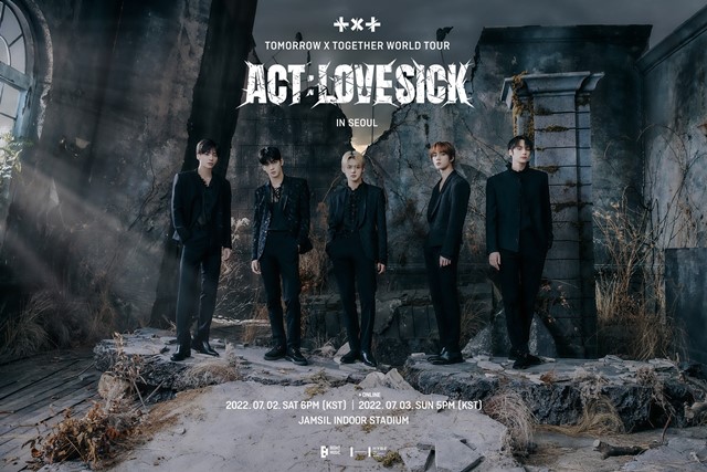 TXT 世界巡迴演唱會《ACT : LOVE SICK》首爾場海報