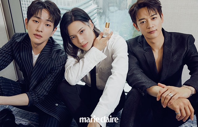 SHINee《美麗佳人 (Marie Claire)》韓版八月號：溫流、泰民、珉豪