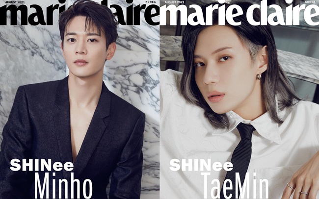 SHINee《美麗佳人 (Marie Claire)》韓版八月號：珉豪、泰民