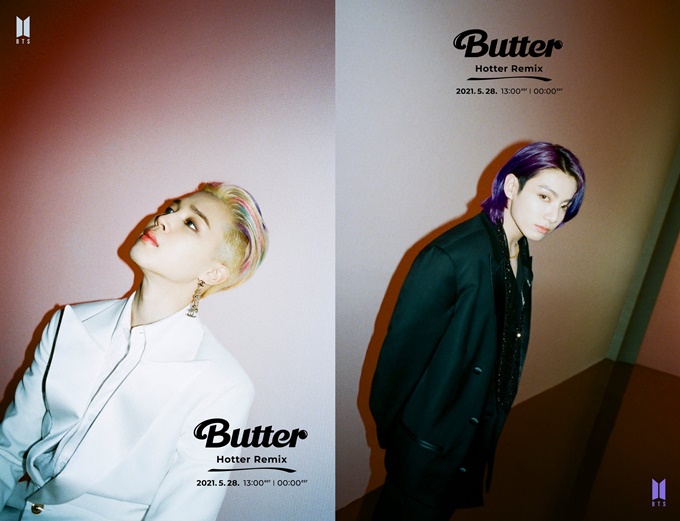 BTS《Butter (Hotter Remix)》預告照
