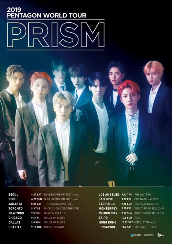 PENTAGON《PRISM》世巡海報