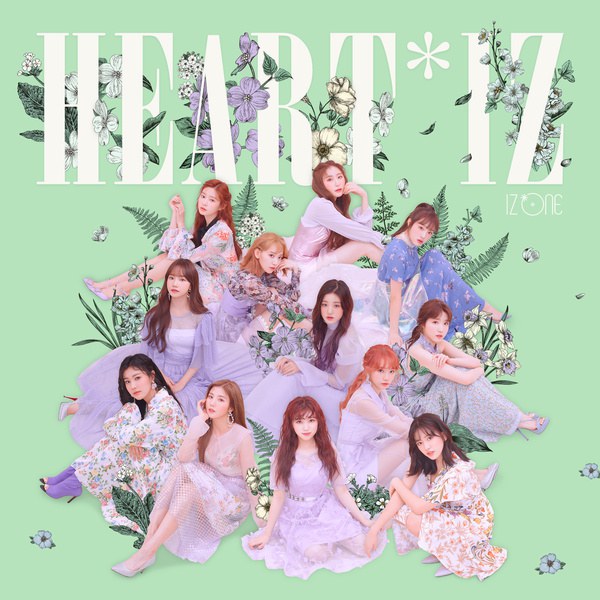 IZ*ONE 迷你二輯《HEART*IZ》封面