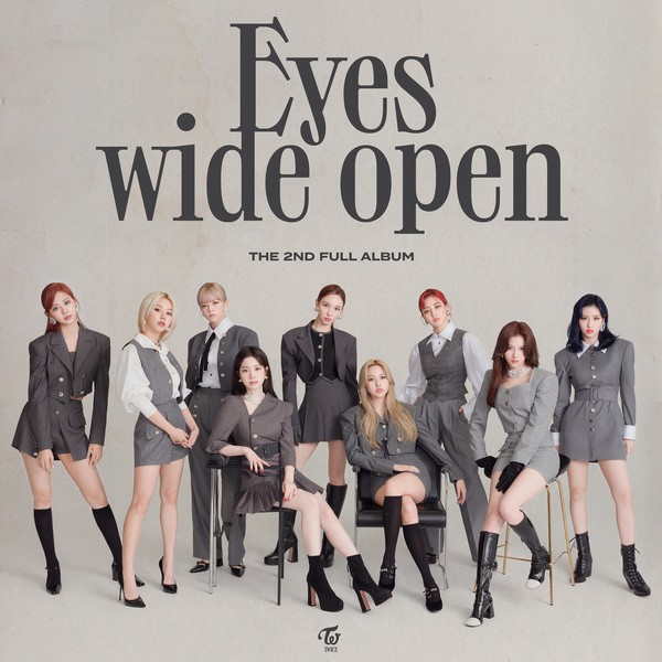 TWICE 正規二輯《Eyes wide open》數位版封面照