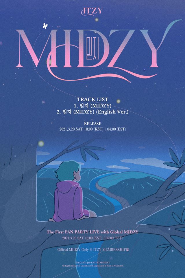 ITZY 單曲《MIDZY》海報