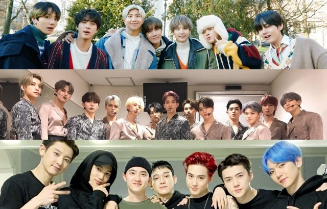 縮圖 / BTS 防彈少年團、SEVENTEEN、EXO