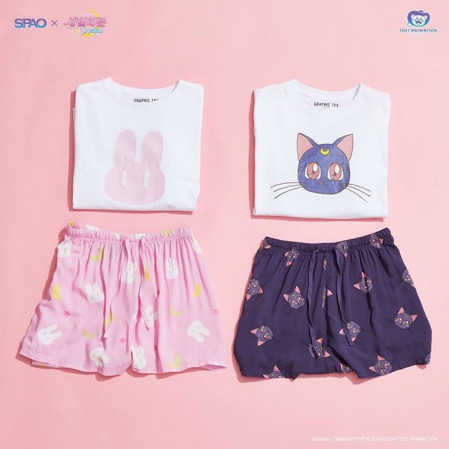 SPAO x 美少女戰士聯名睡衣