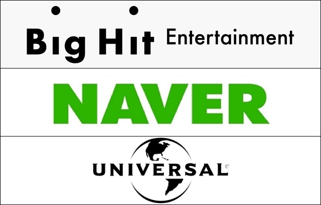 Big Hit、NAVER、美國環球