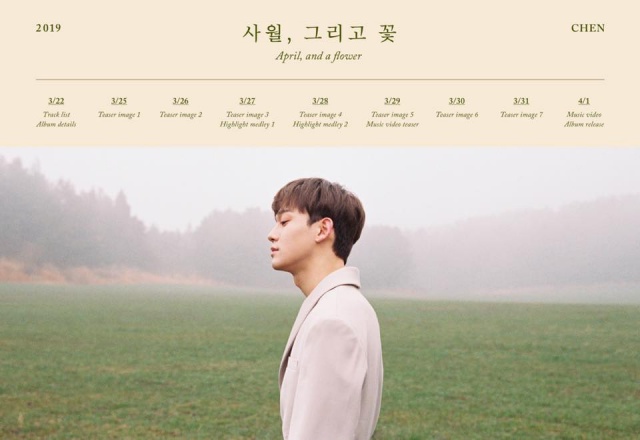 CHEN《April, and a flower》行程表
