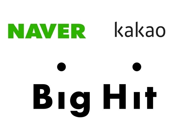 NAVER、kakao、Big Hit Entertainment