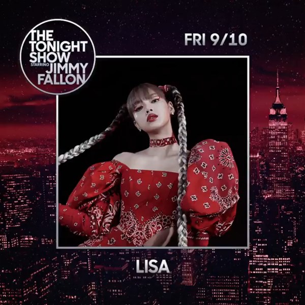 BLACKPINK Lisa《吉米A咖秀》solo 出道舞台