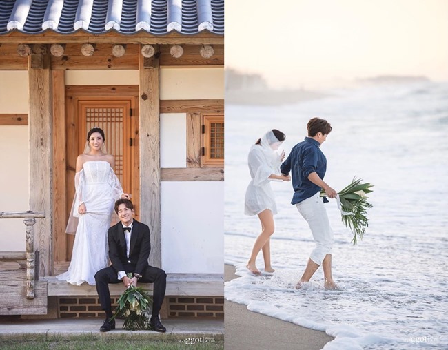 李莞、李寶美婚紗照