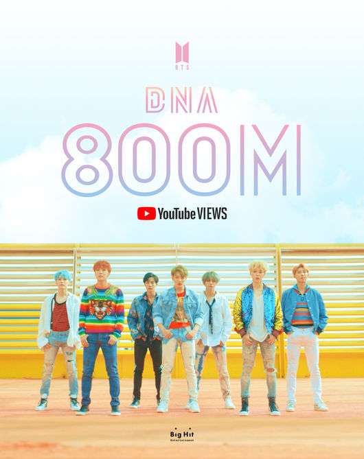 BTS《DNA》MV 八億