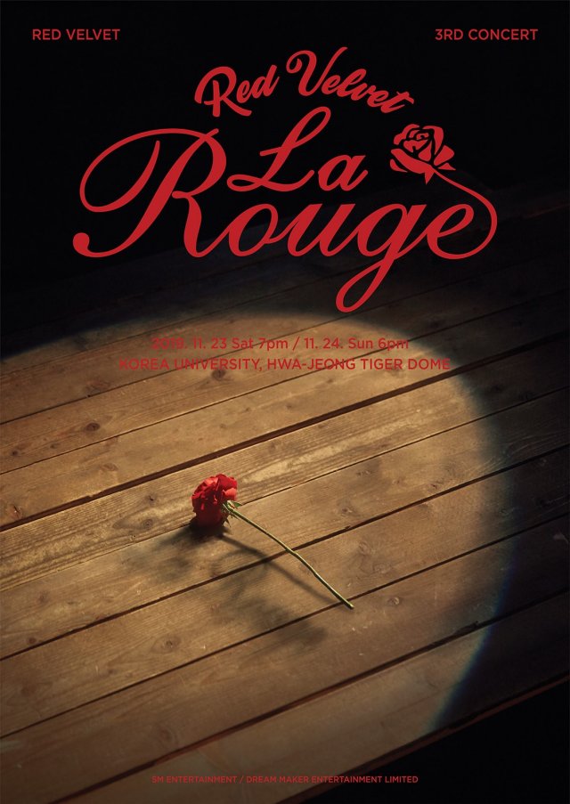 Red Velvet《La Rouge》首爾場海報