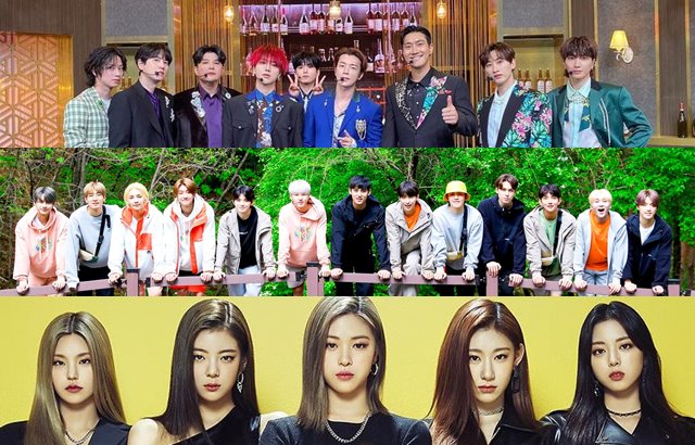 Super Junior、SEVENTEEN、ITZY