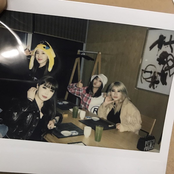 2NE1 十週年合照:Minzy