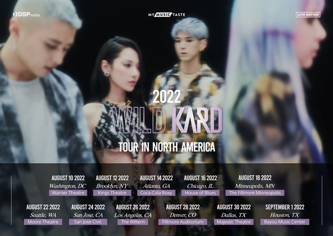 KARD《2022 WILD KARD Tour in North America》海報