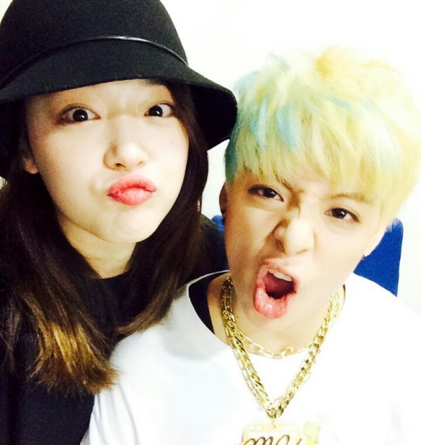 Sulli、Amber 合照