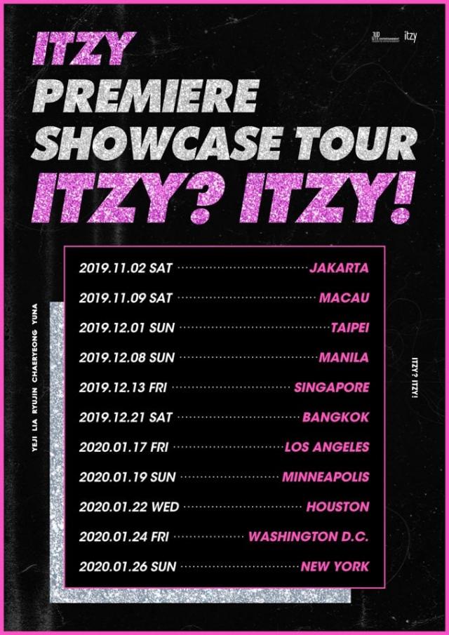 ITZY PREMIERE SHOWCASE TOUR《ITZY? ITZY!》場次表