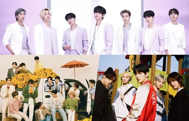 BTS 防彈少年團、SEVENTEEN、TXT