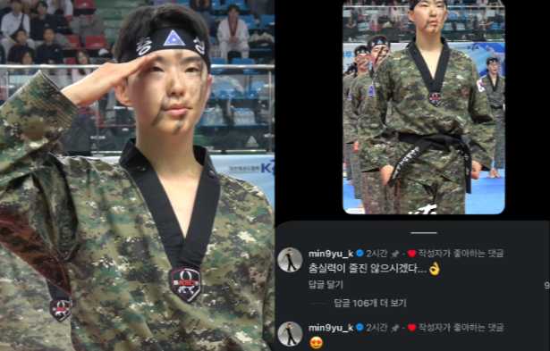 HOSHI當兵也有直拍！大跳SEVENTEEN組曲 釣出玟奎留言稱讚