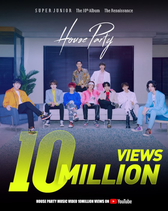 Super Junior《House Party》MV 千萬