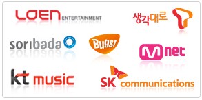 各大音樂排行榜 logo